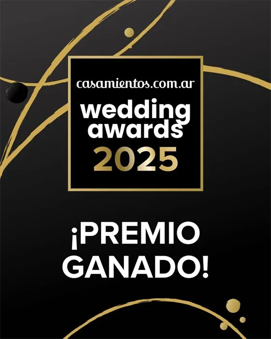 Casamientos.com.ar Wedding Awards 2025 — ¡Premio ganado!